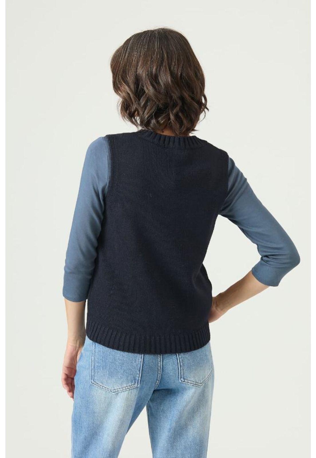 Sweater azul marino PRIVILEGE 2684-4