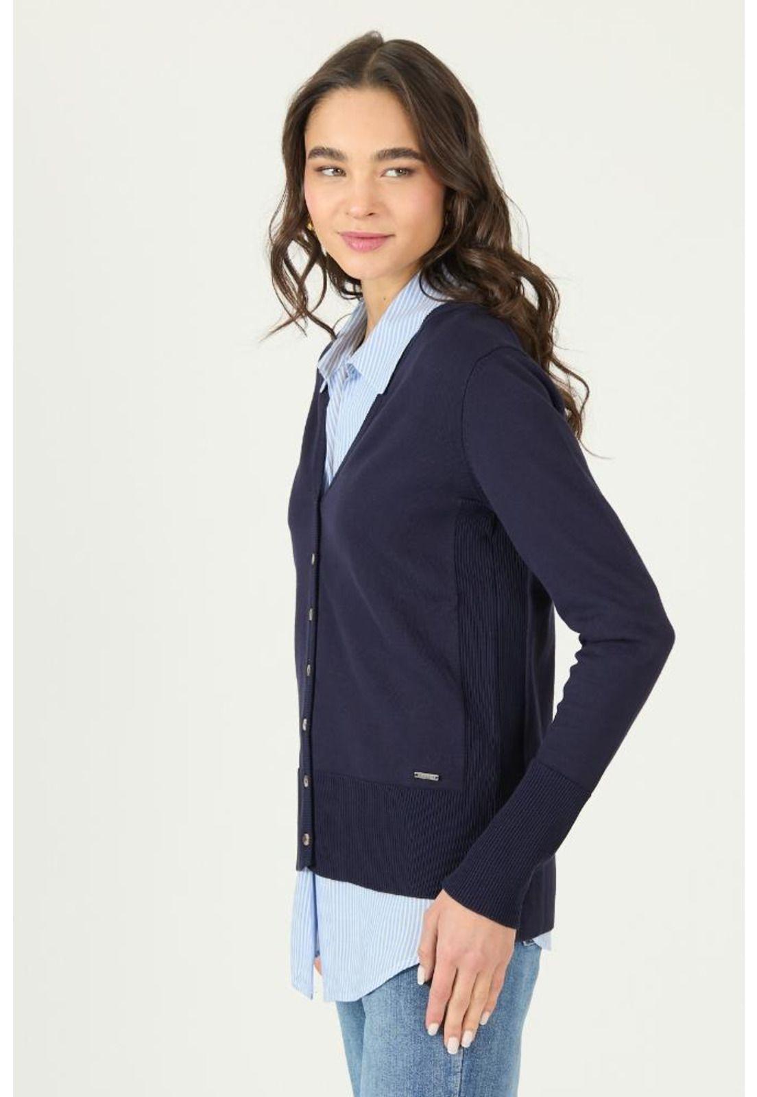 Cardigan azul marino PRIVILEGE 2991-2