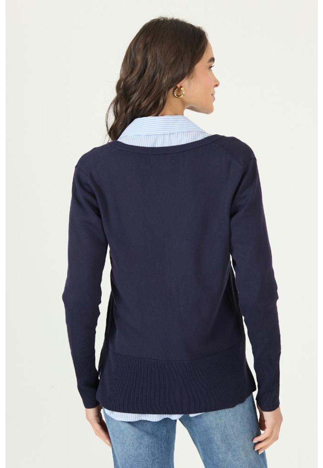 Cardigan azul marino PRIVILEGE 2991-3