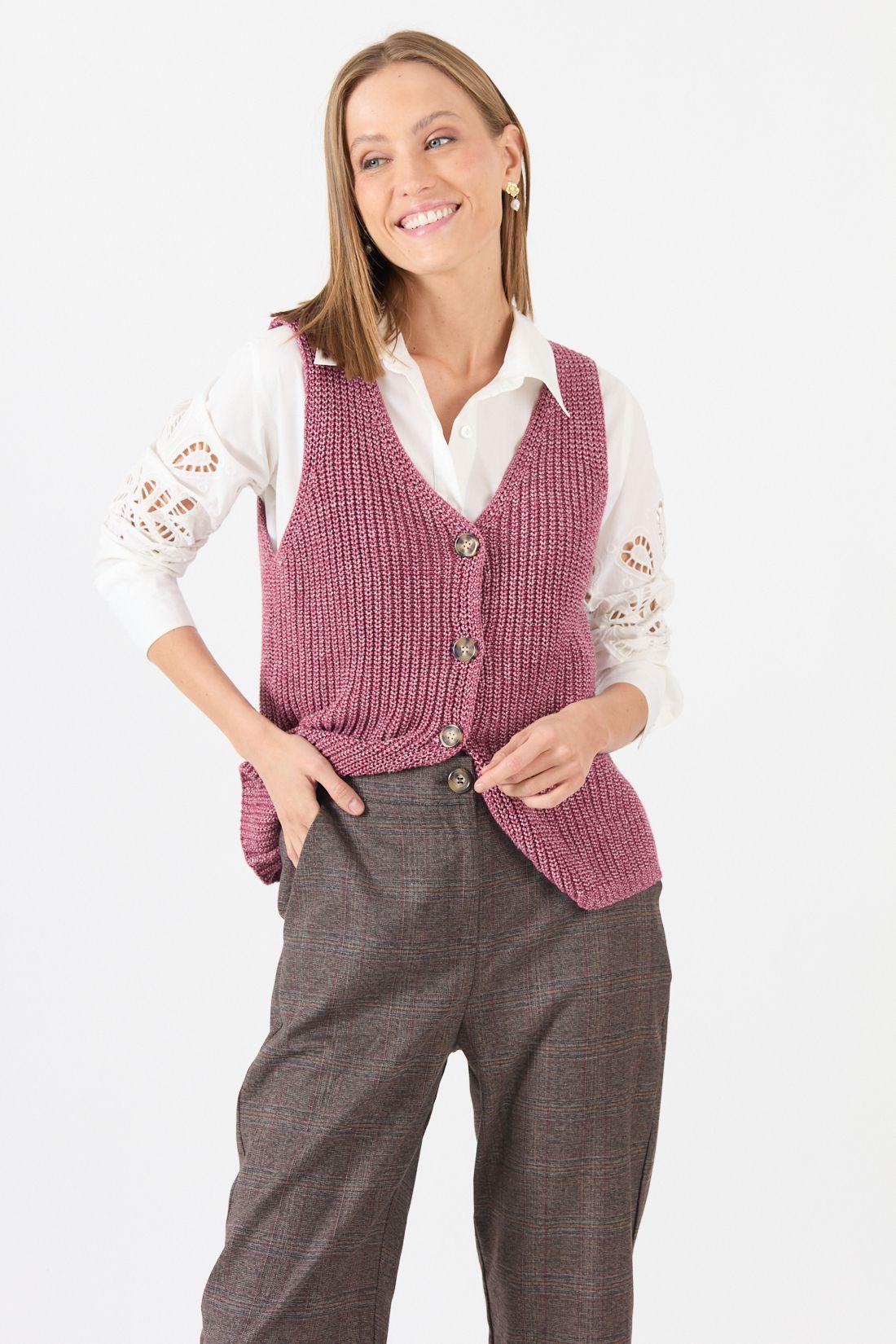 Sweater Melange Burdeo Cod 5414856-1