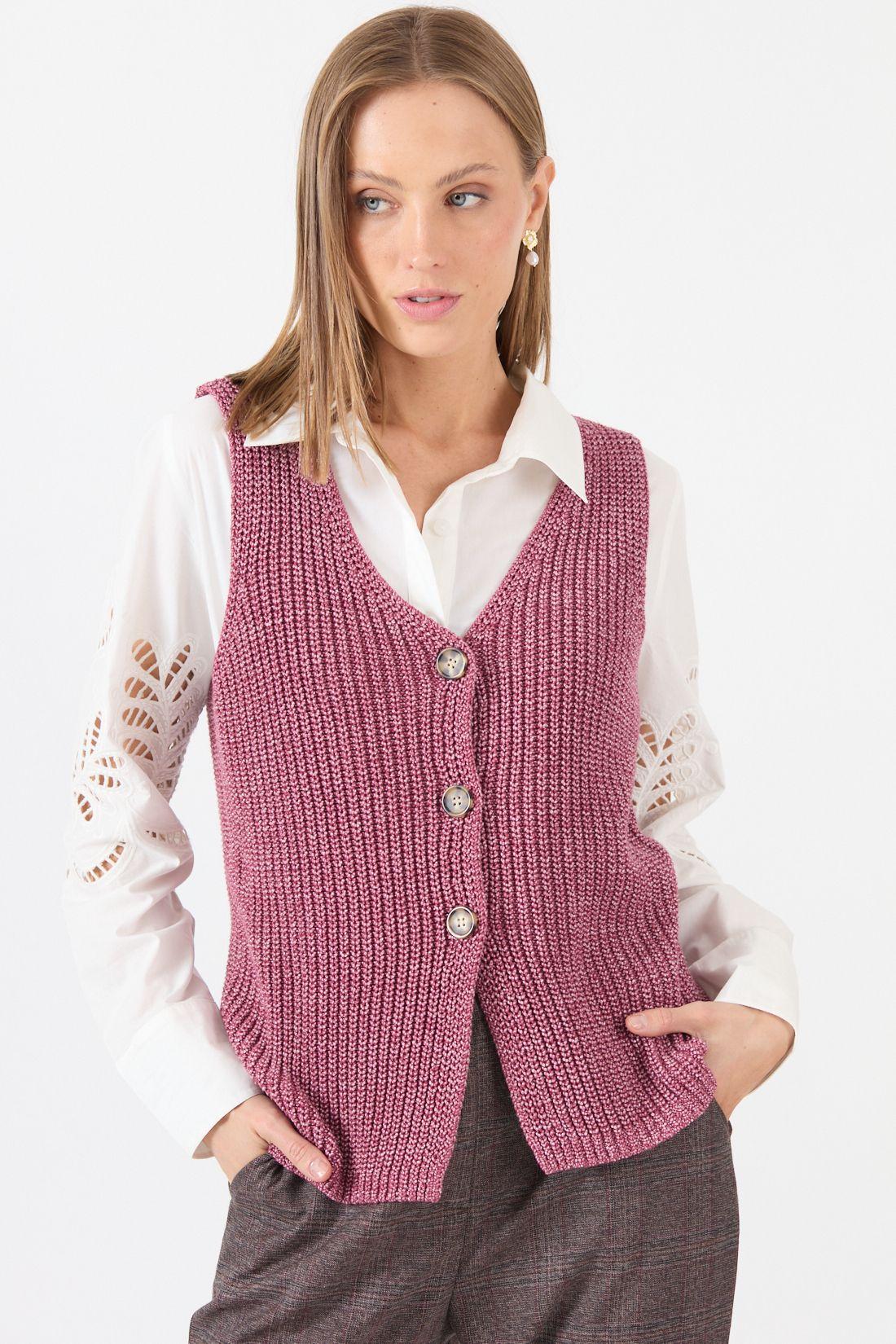 Sweater Melange Burdeo Cod 5414856-2