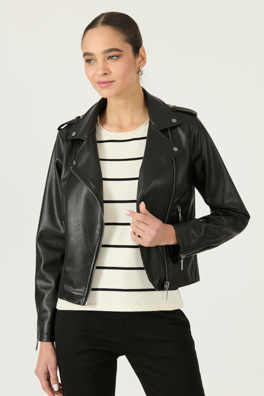 Chaqueta Negra Cod 1513615-2