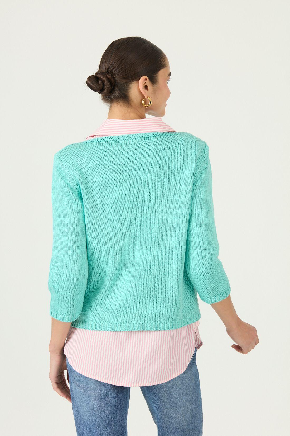Sweater Turquesa Cod 5406275-3