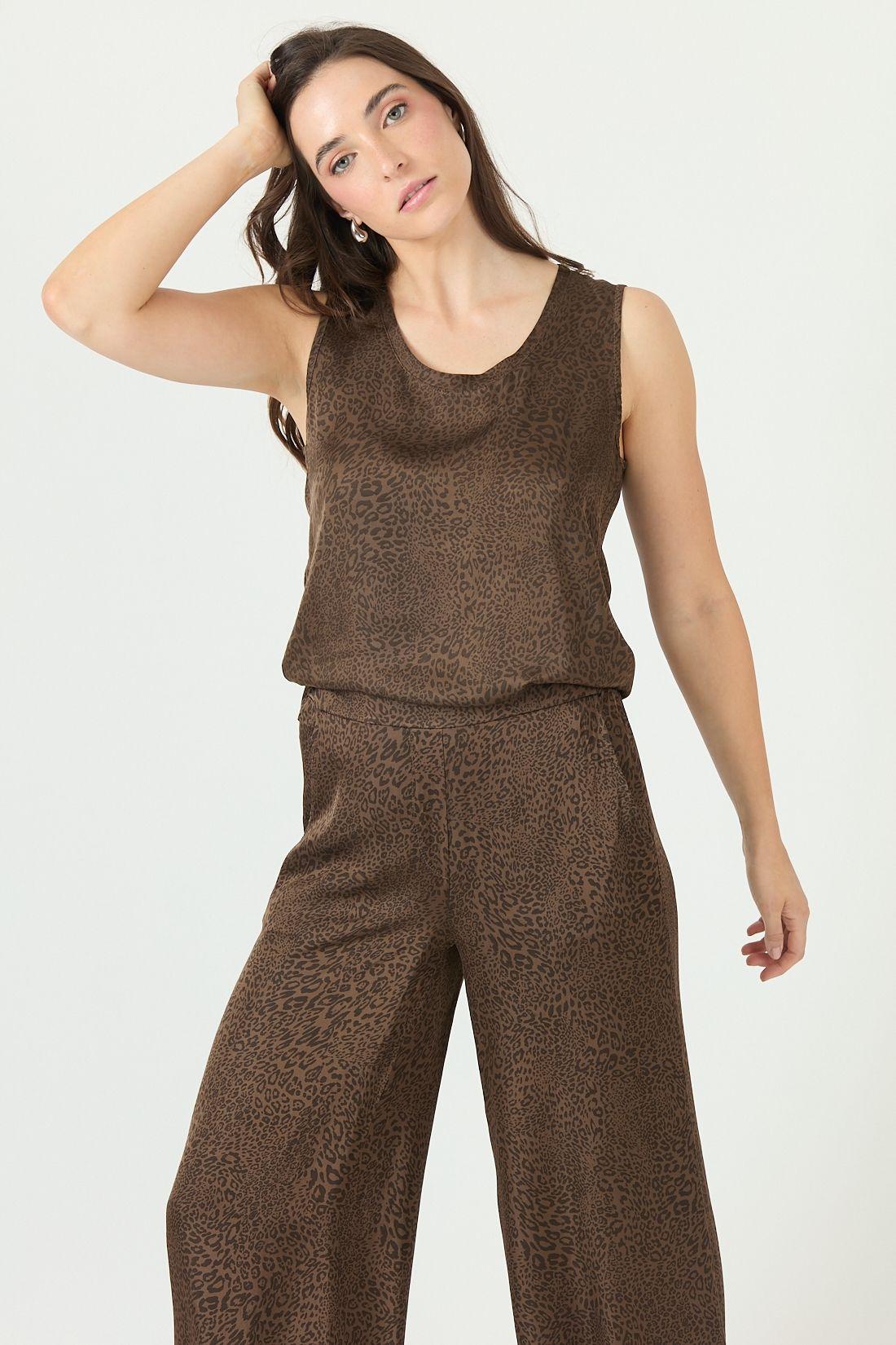 Blusa vison estampada 2383-0