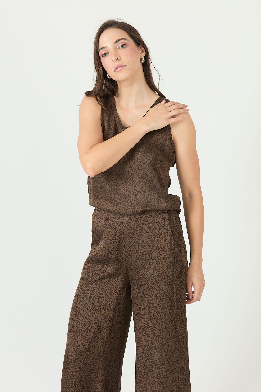Blusa vison estampada 2383-1
