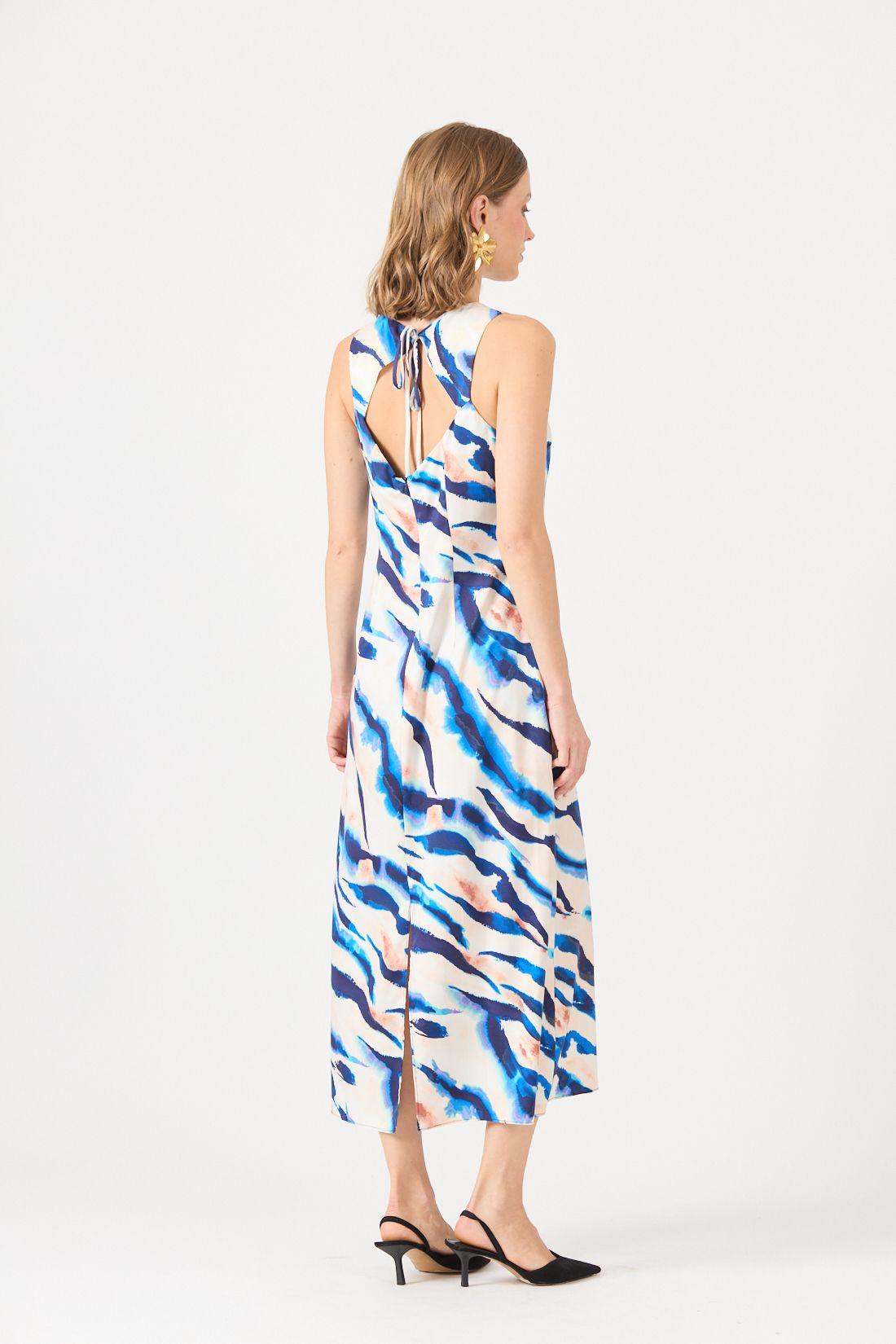 Vestido Estamplado Crudo Cod 0702276-4
