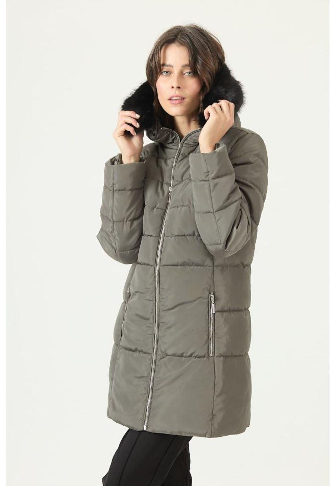 Parka verde PRIVILEGE 2735-0