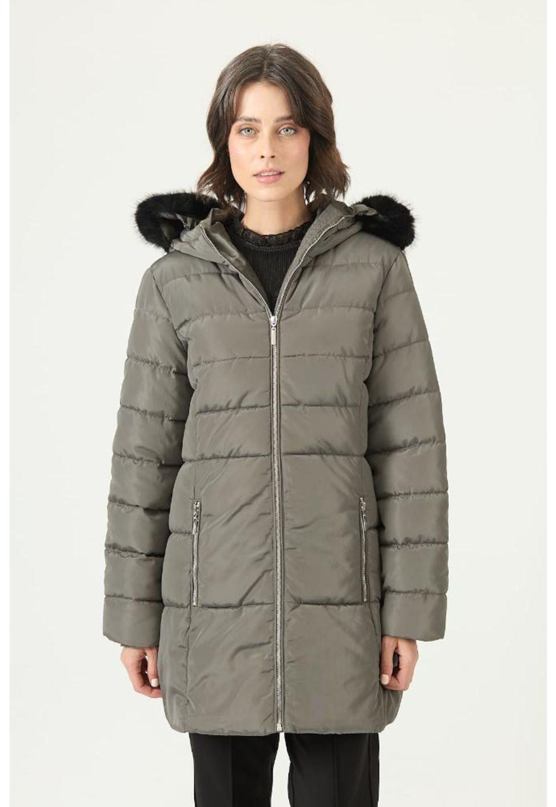 Parka verde PRIVILEGE 2735-2