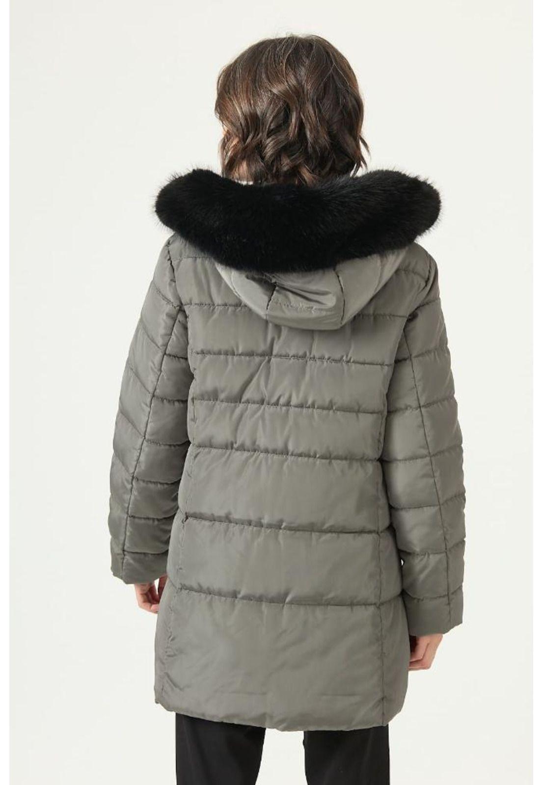 Parka verde PRIVILEGE 2735-4