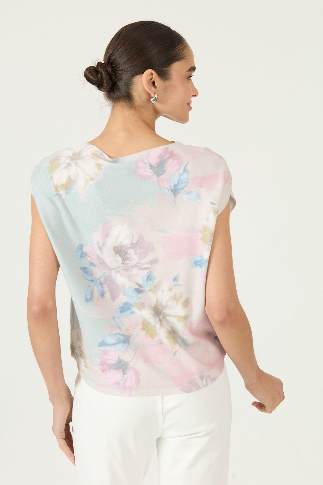 Polera Multicolor Flores Cod 2756425-4