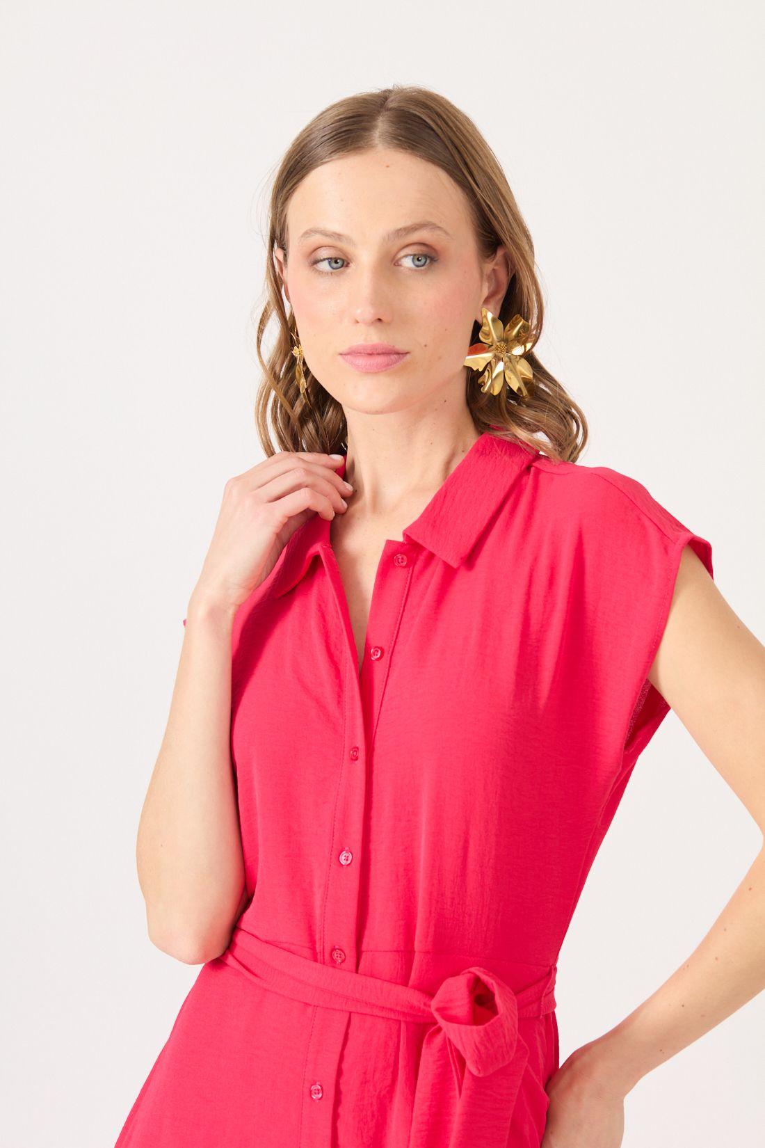 Vestido Rojo Cod 4005986-2