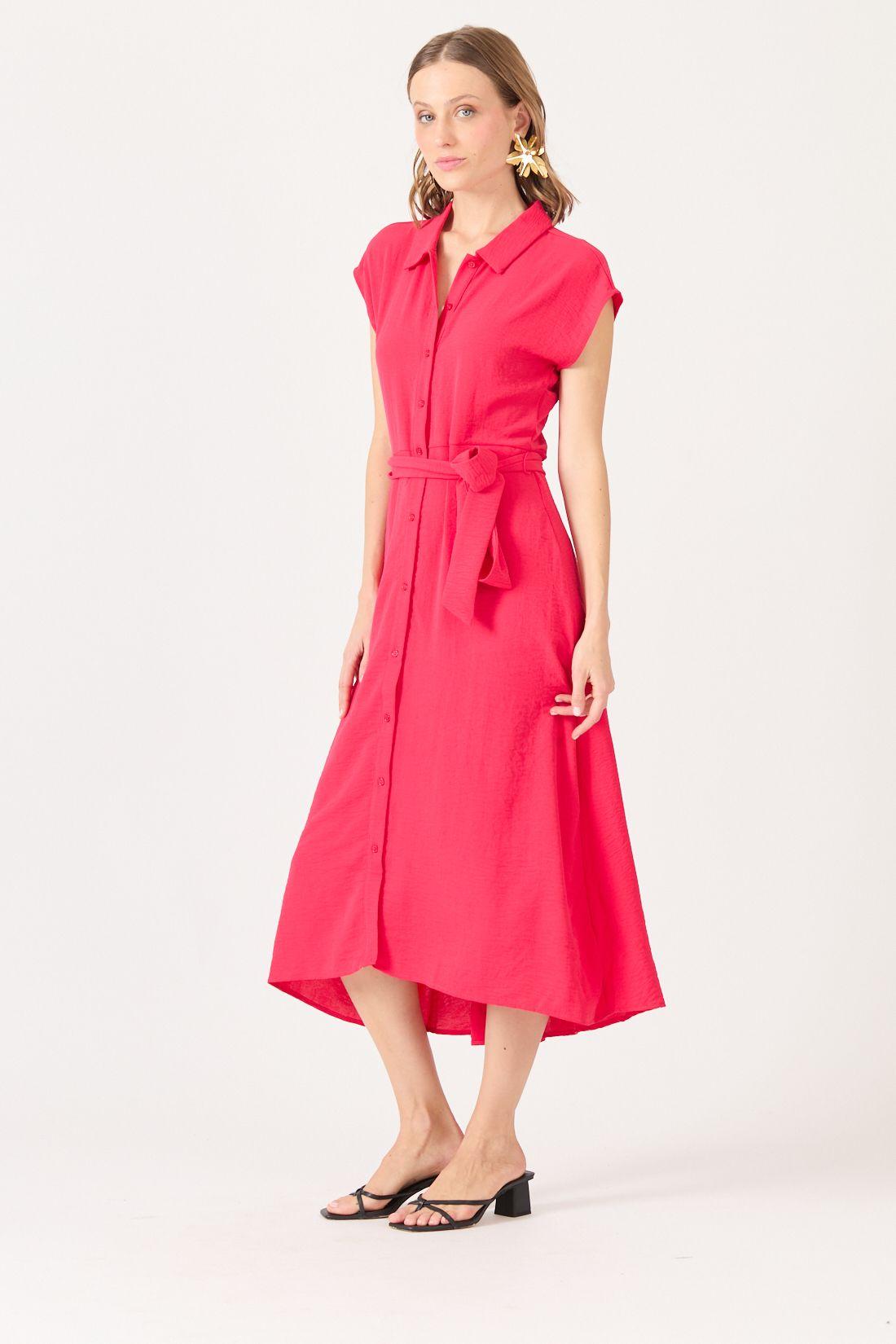 Vestido Rojo Cod 4005986-3
