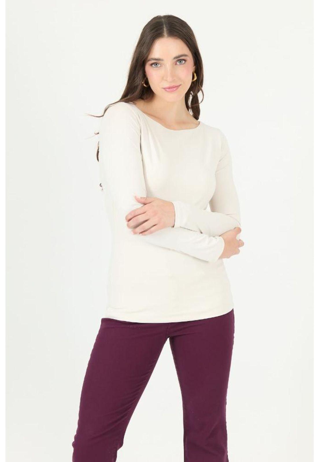 Polera beige PRIVILEGE 2315-0