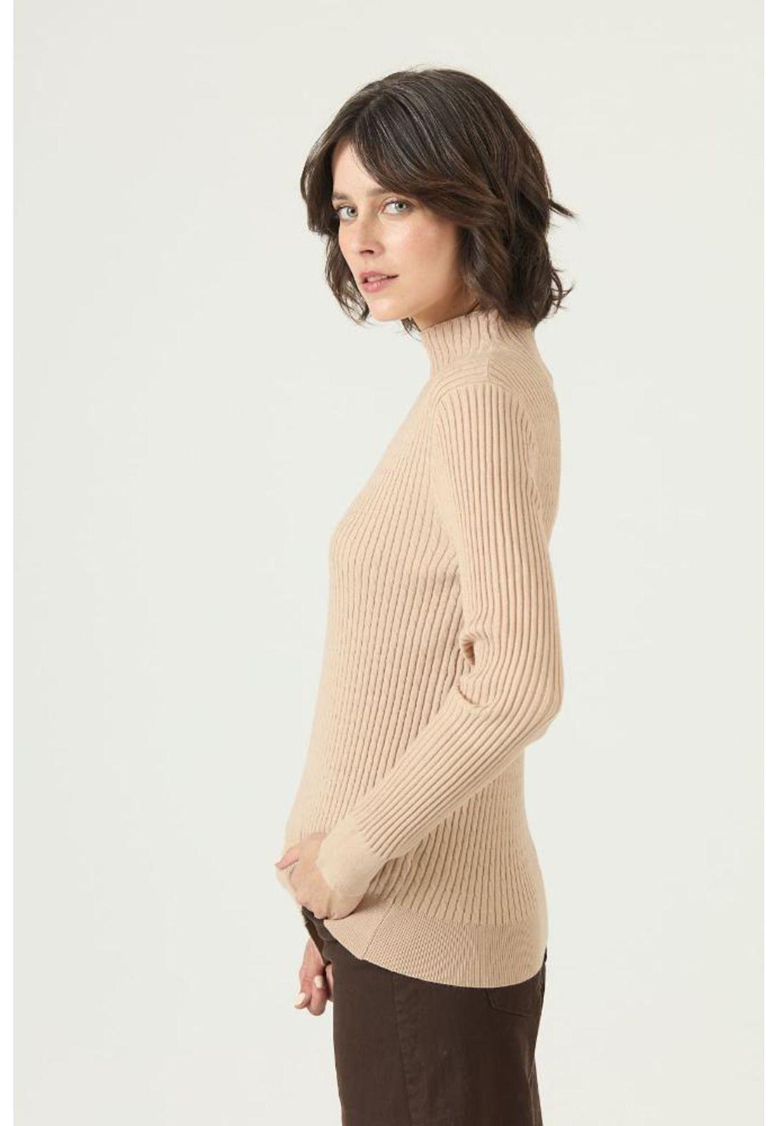 Sweater beige trenzas PRIVILEGE 2656-3