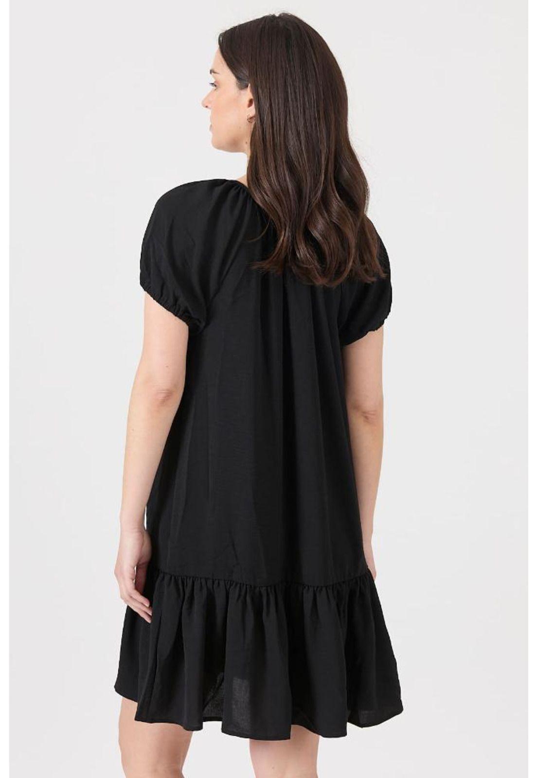 Vestido negro PRIVILEGE 1133-3