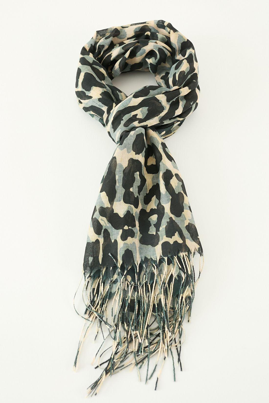 Panuelo Animal Print Beige Cod 7704135-0