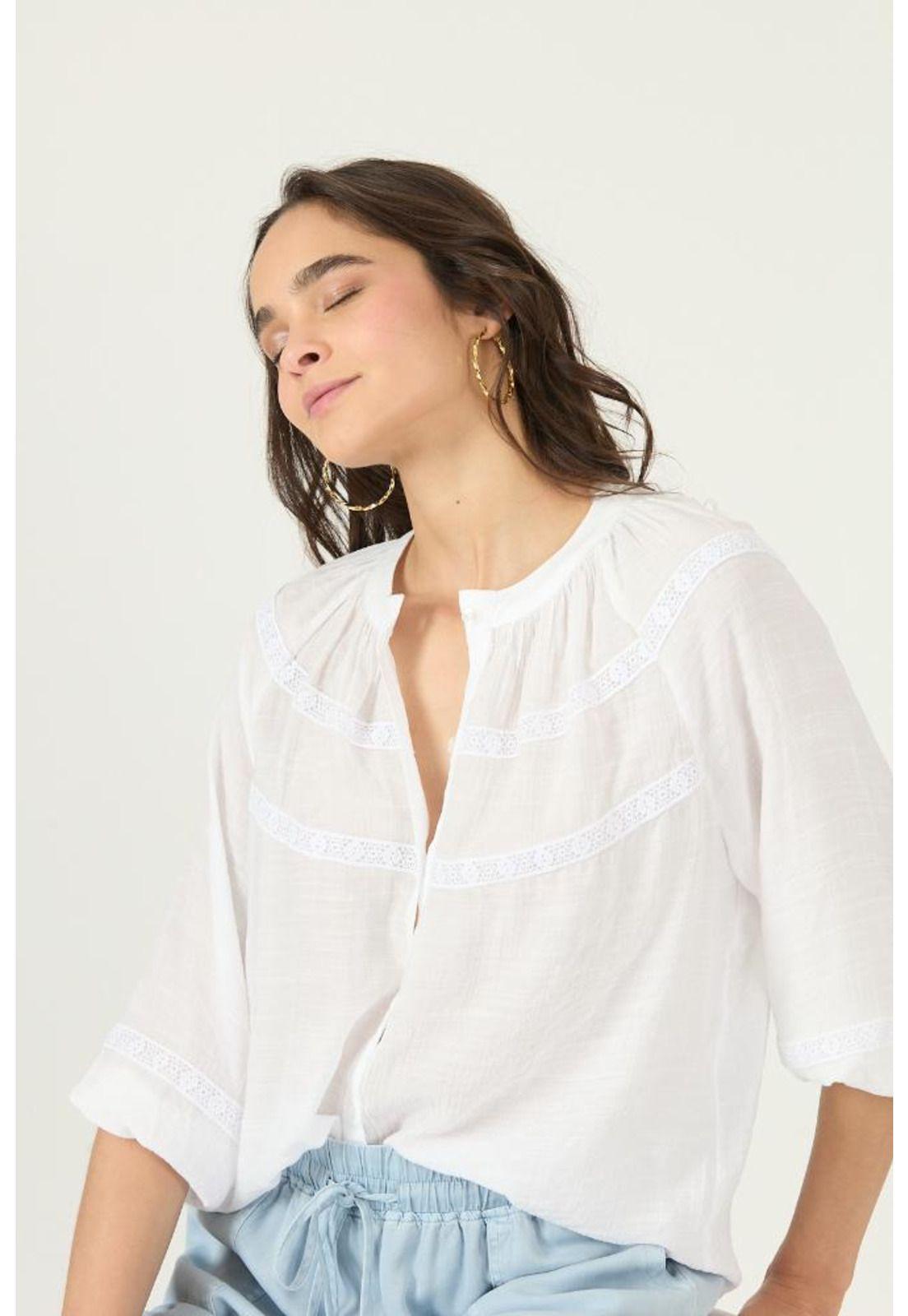 Blusa blanca PRIVILEGE 2904-0