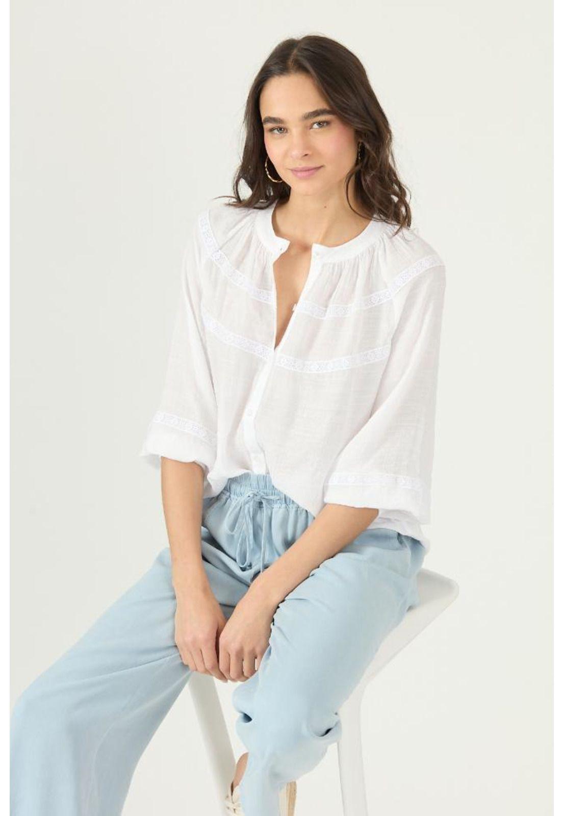 Blusa blanca PRIVILEGE 2904-1