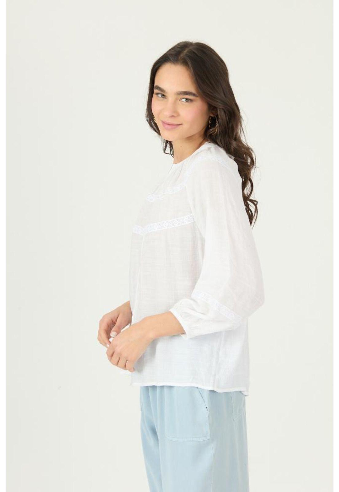 Blusa blanca PRIVILEGE 2904-4