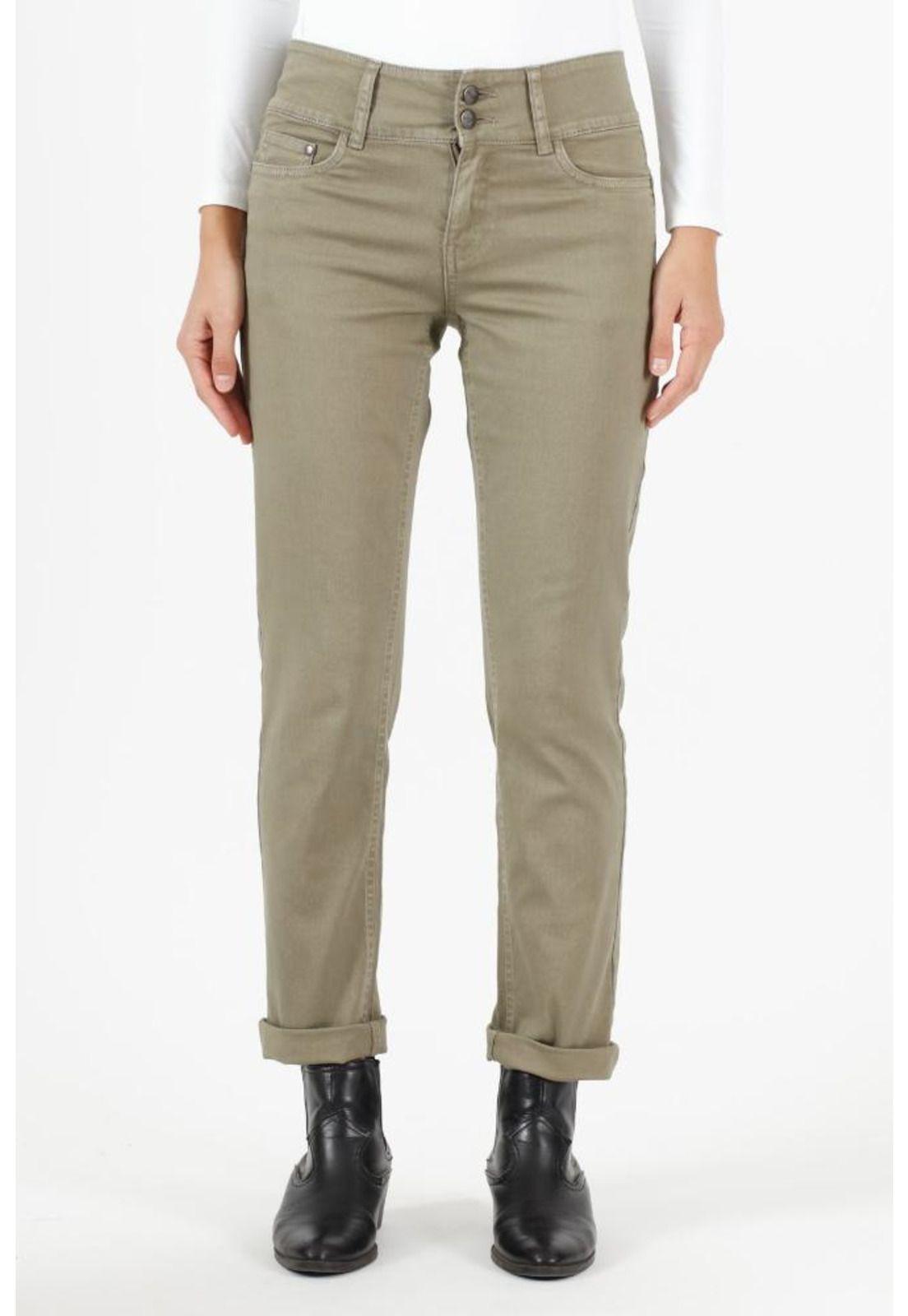 Pantalon skinny verde PRIVILEGE 299-1