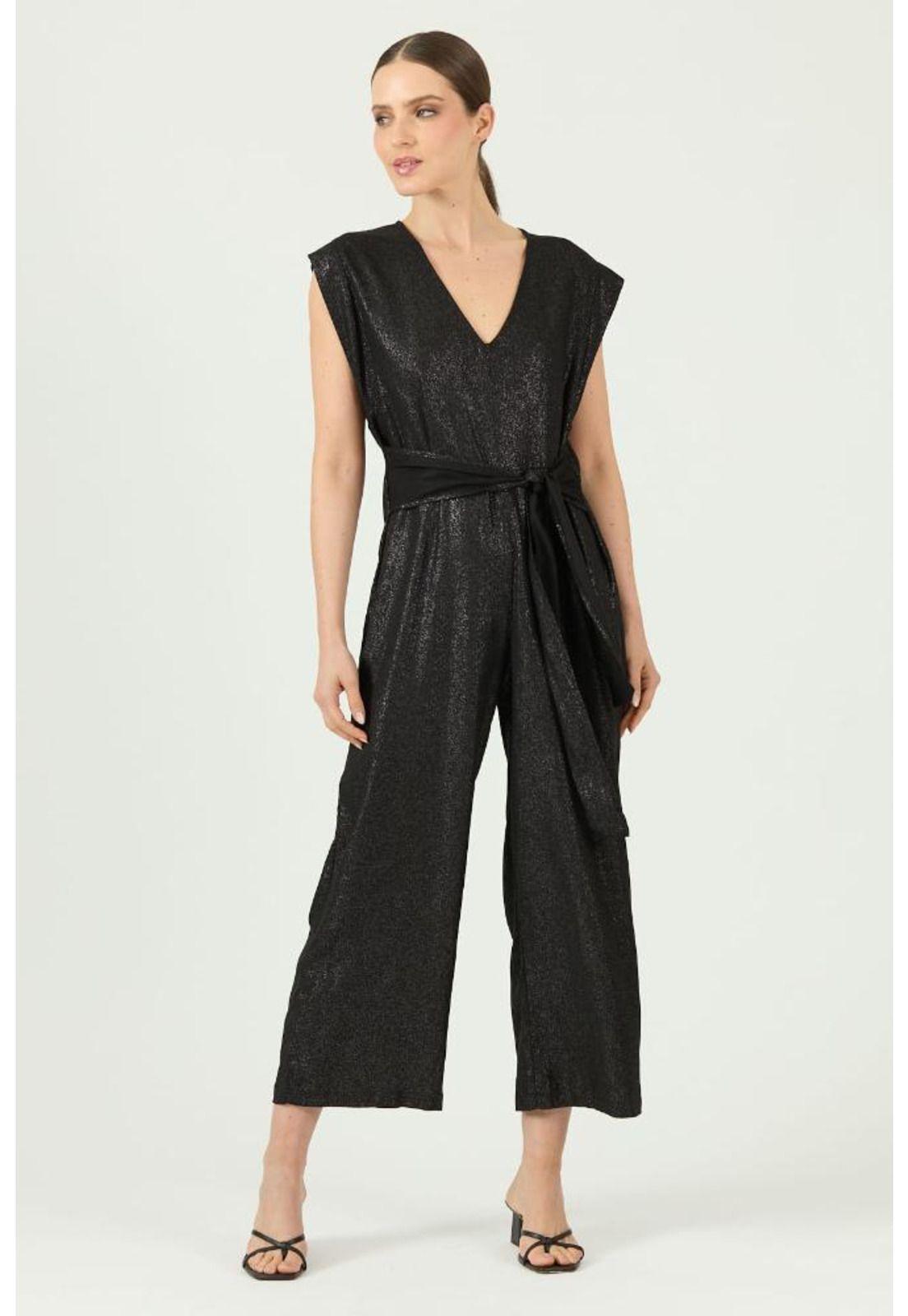 Enterito con lino negro PRIVILEGE-0