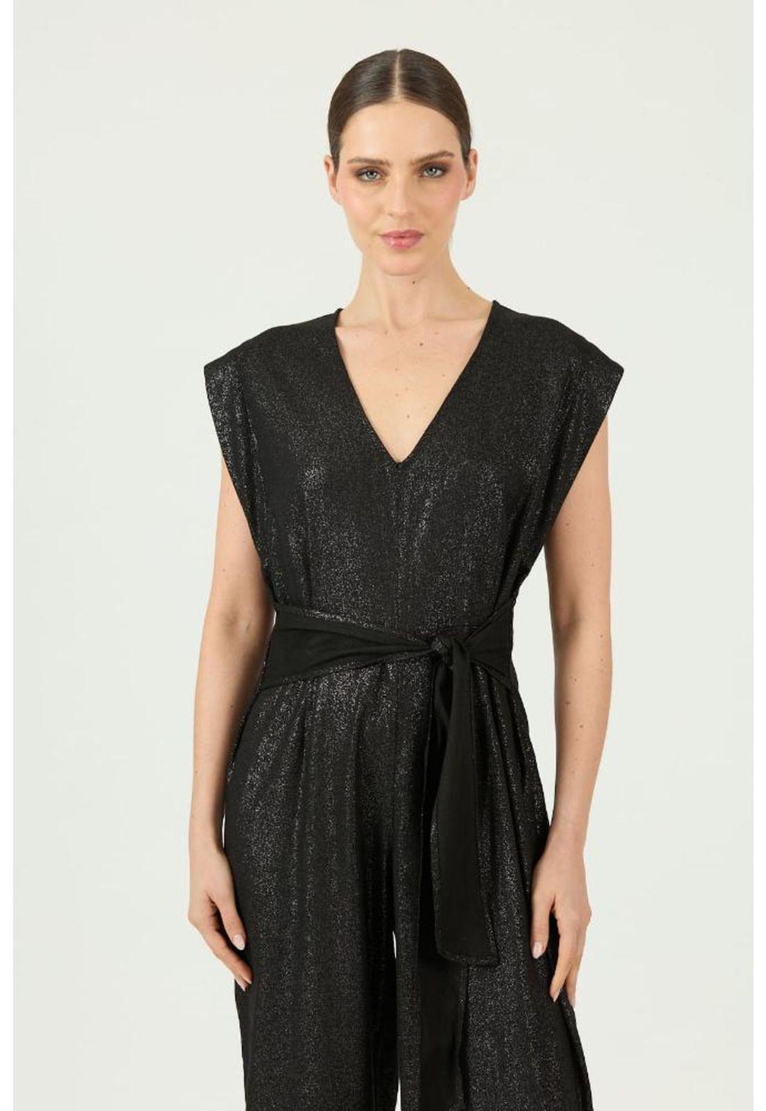 Enterito con lino negro PRIVILEGE-1