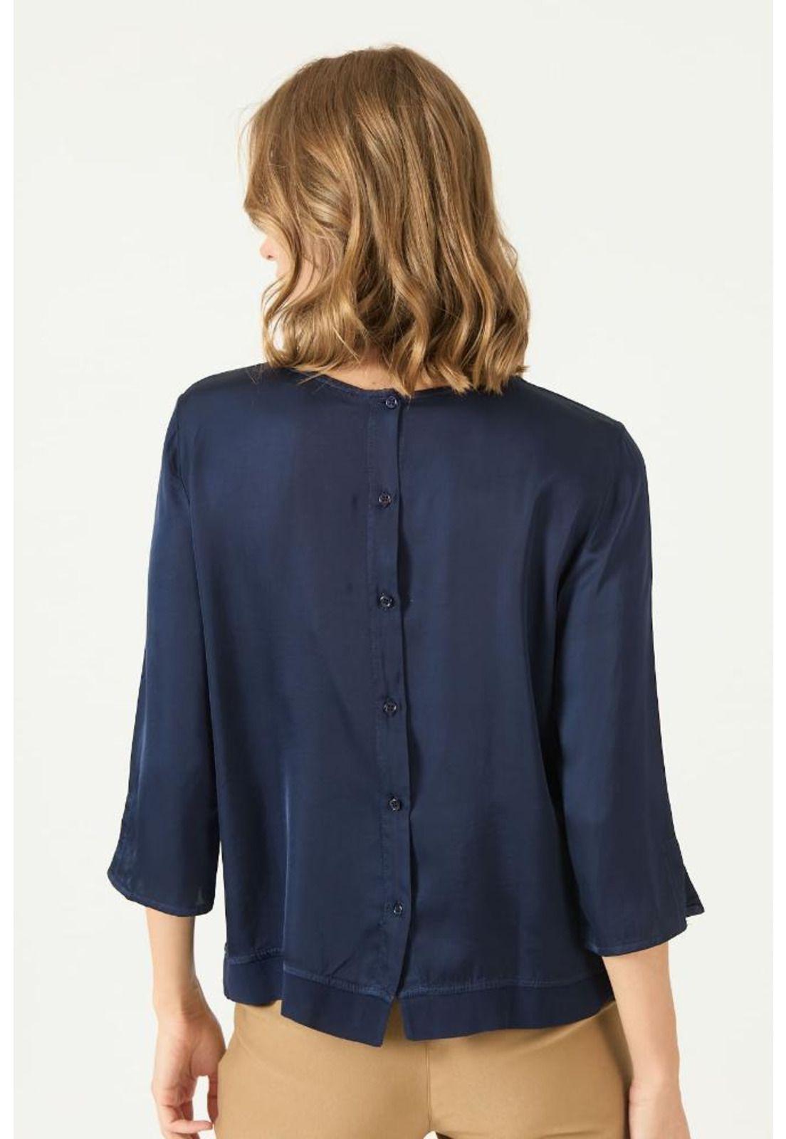 Blusa azul marino PRIVILEGE 2365-4