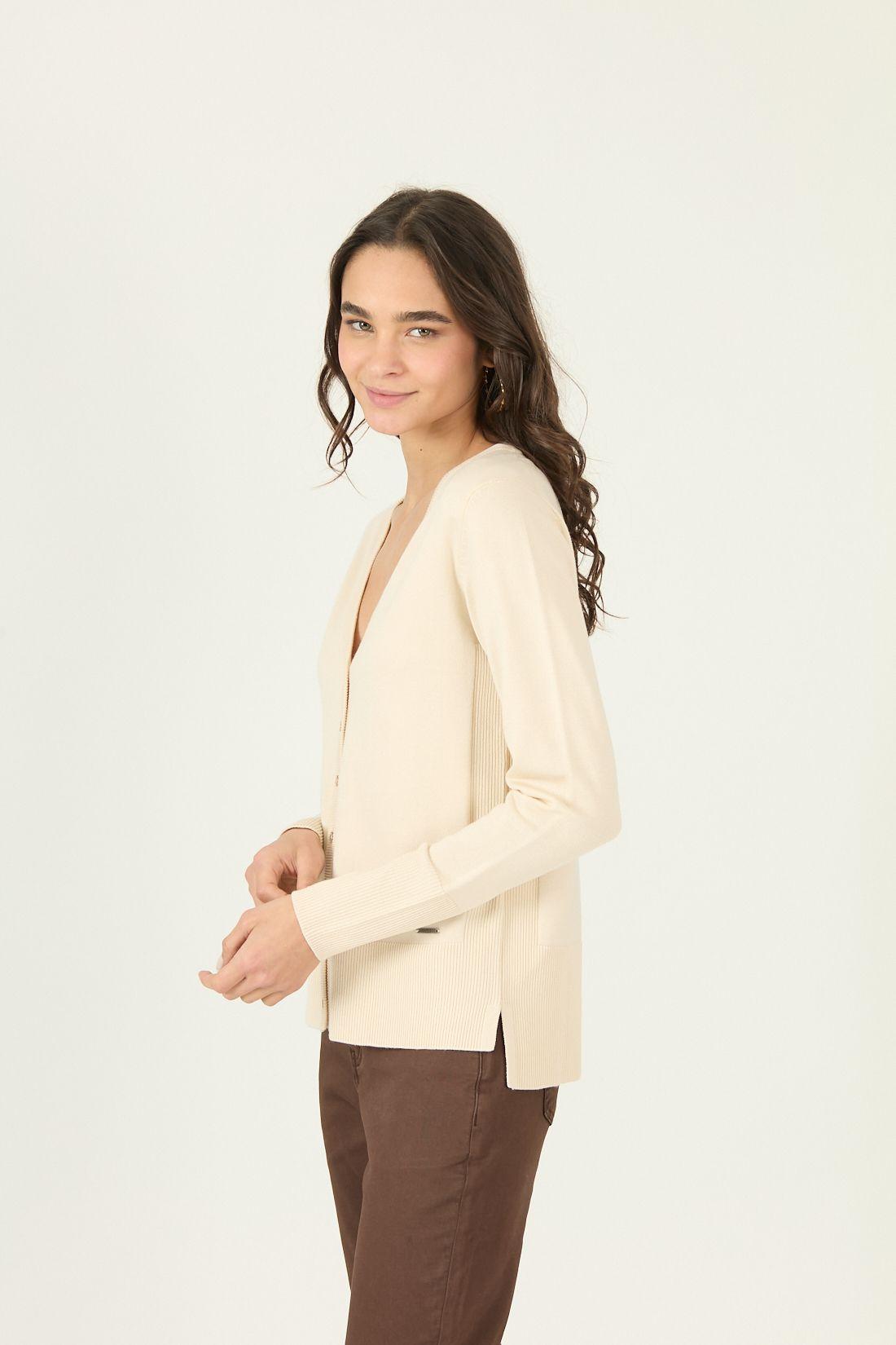Cardigan Beige Cod 7900445-3