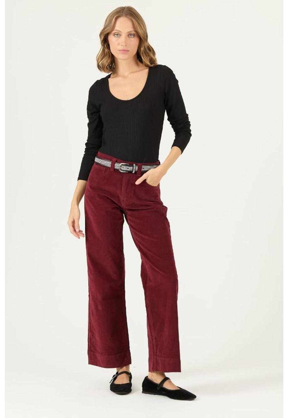 Pantalon wide leg burdeo PRIVILEGE 2268-0