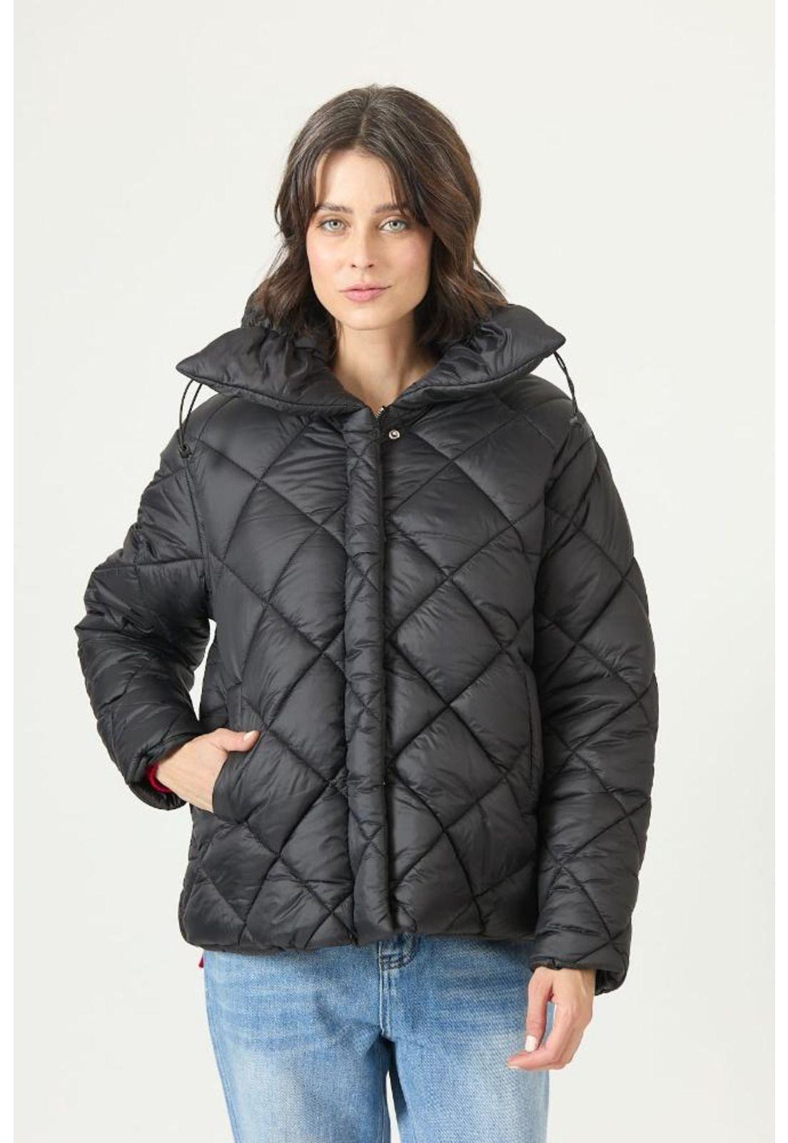 Parka negra PRIVILEGE 2734-3