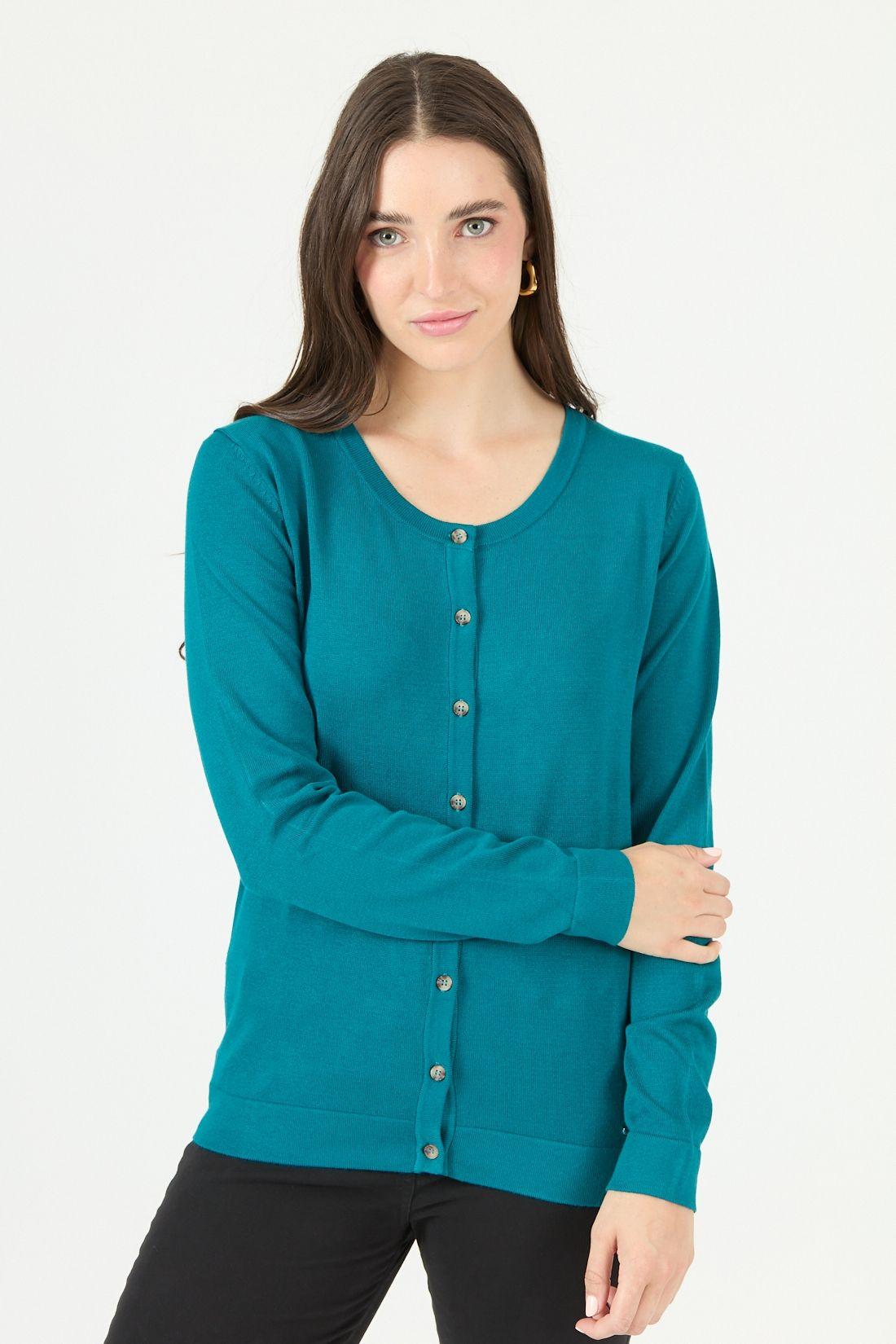 Cardigan petroleo 2466-1