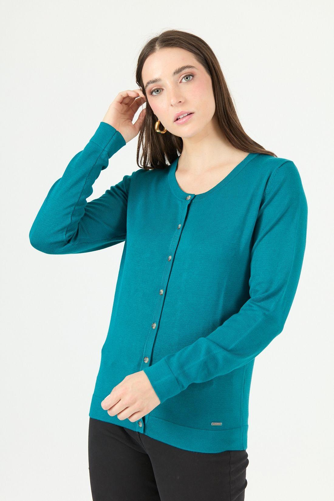Cardigan petroleo 2466-2