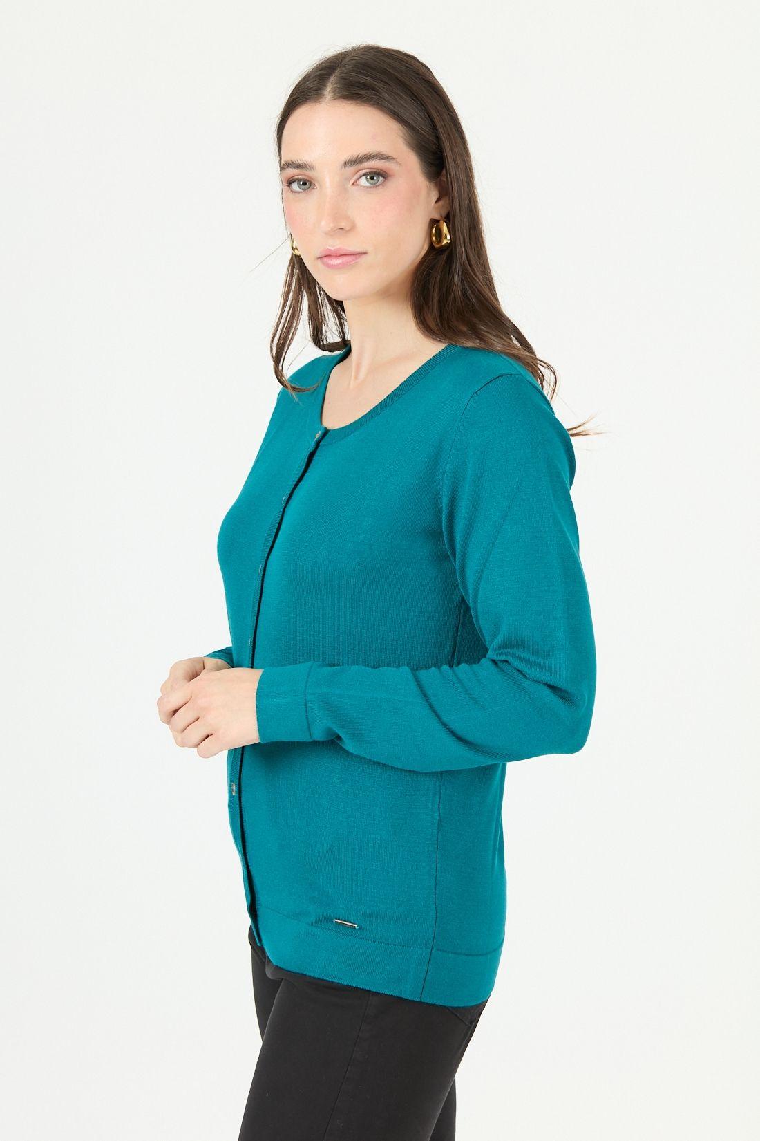Cardigan petroleo 2466-3