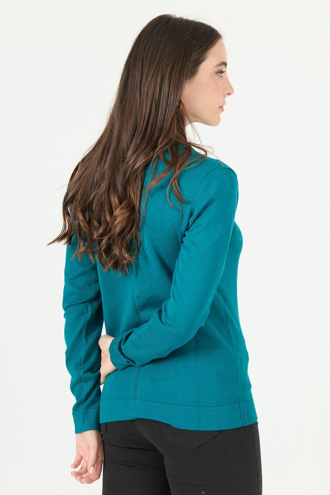 Cardigan petroleo 2466-4