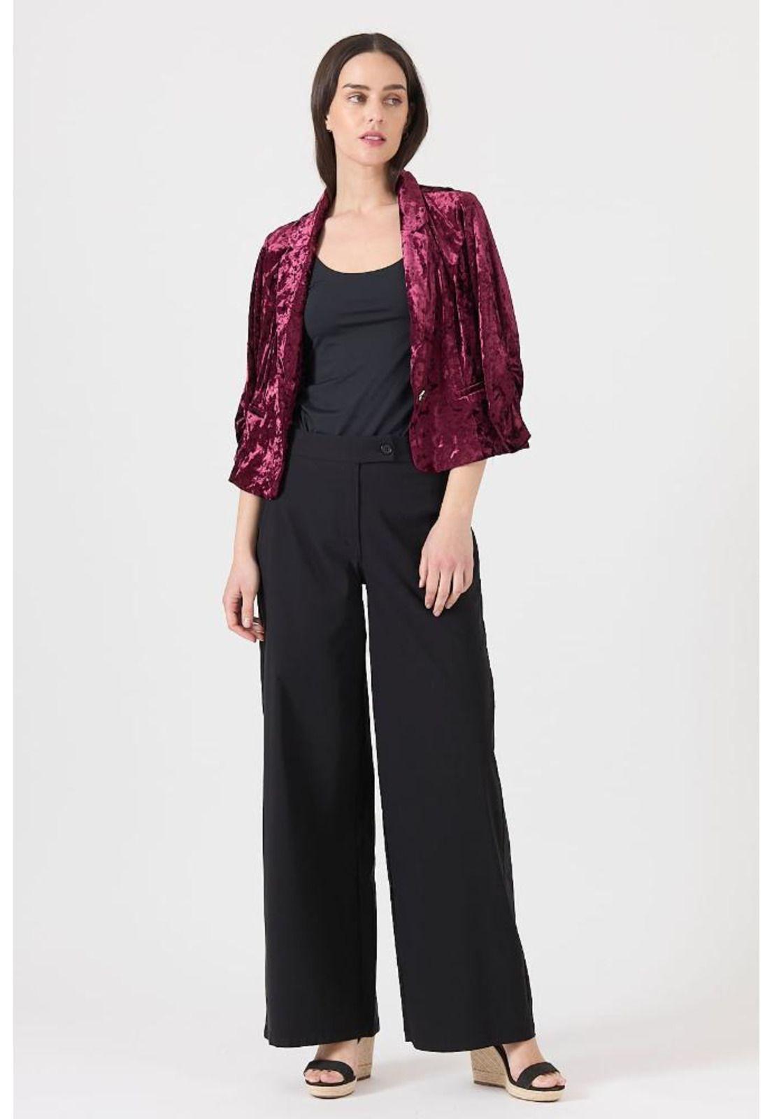 Pantalon wide leg negro PRIVILEGE 1097-0