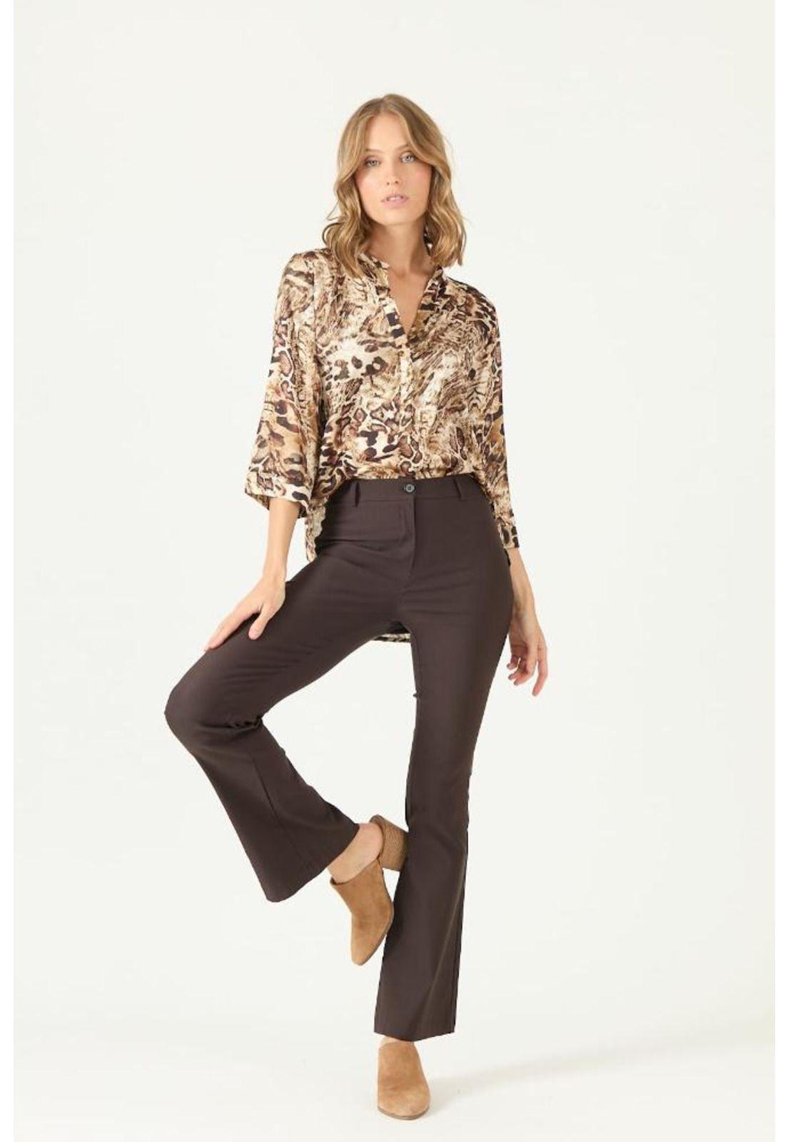 Blusa crudo animal print PRIVILEGE 2385-1