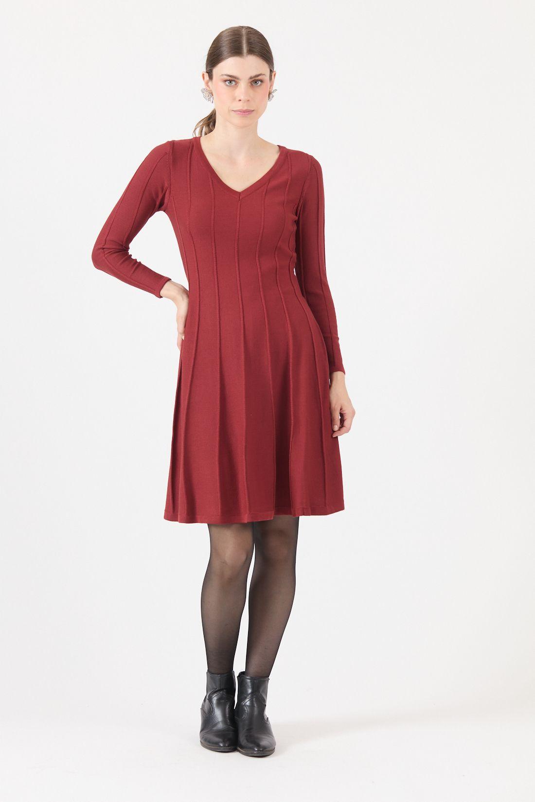 Vestido Terracota Cod 4005946-2