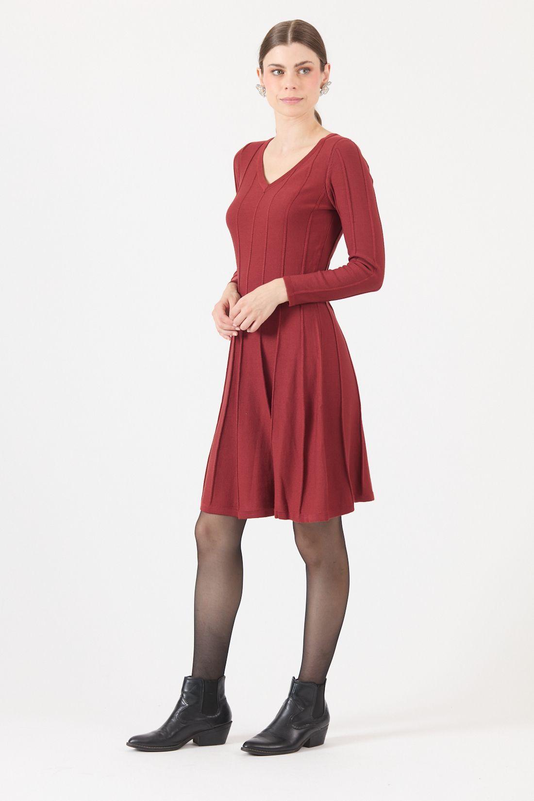 Vestido Terracota Cod 4005946-3
