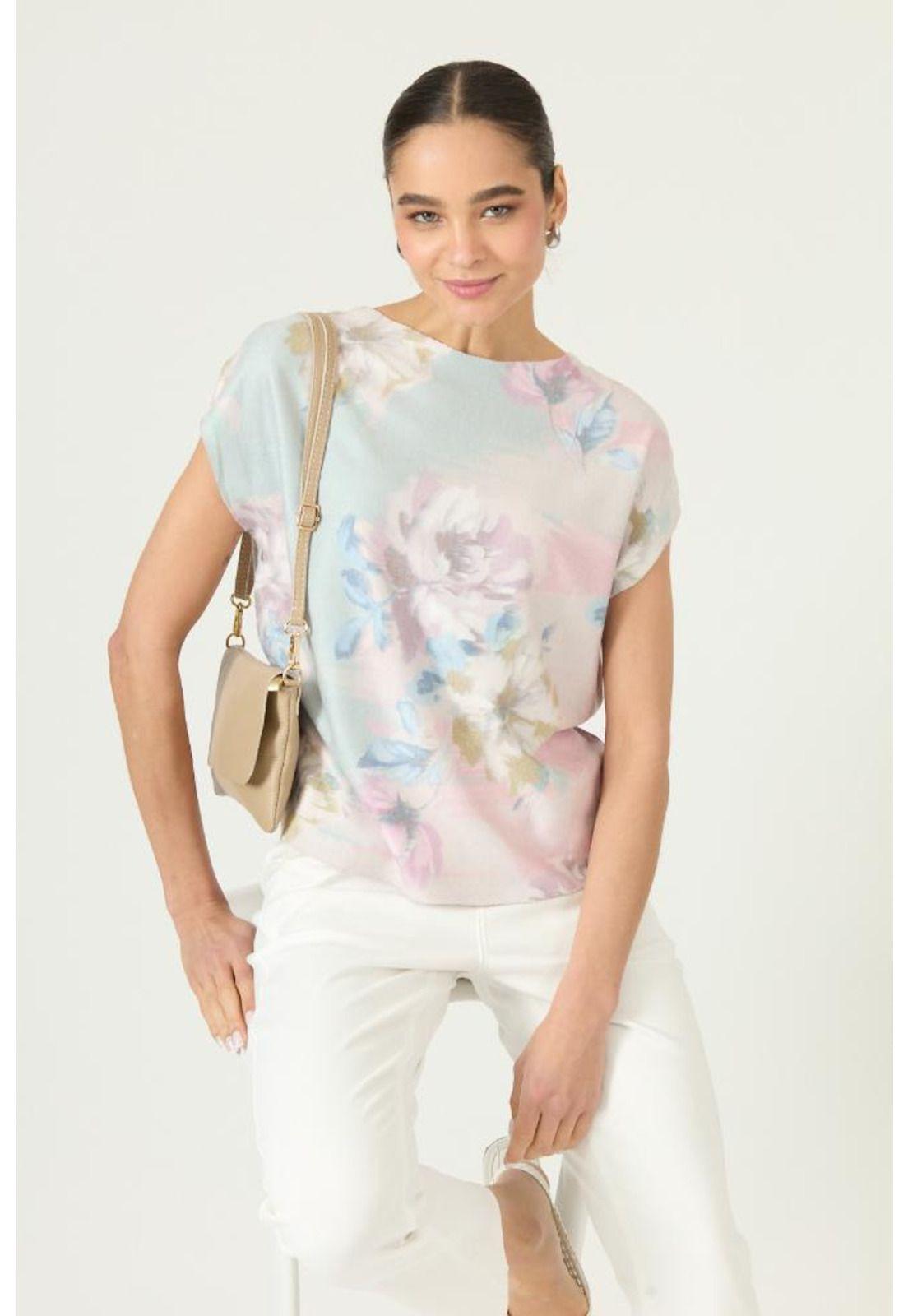 Polera multicolor flores PRIVILEGE 2871-0