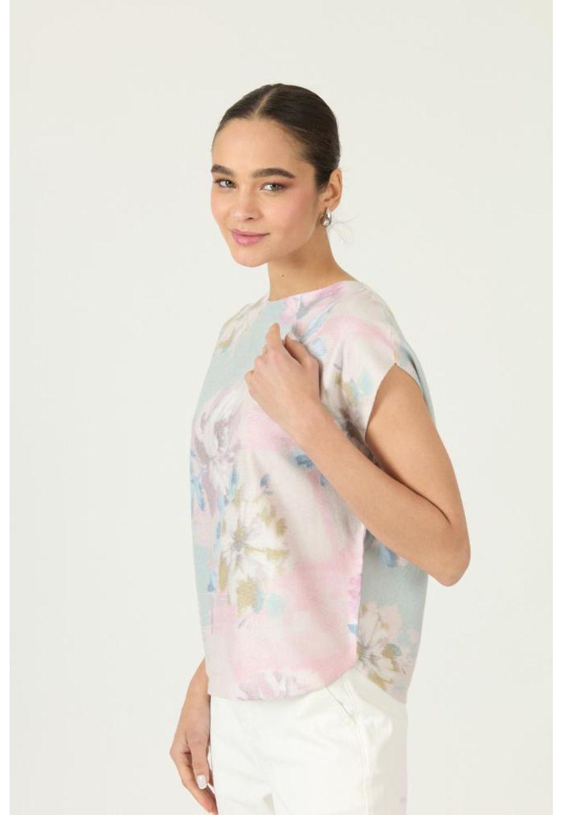 Polera multicolor flores PRIVILEGE 2871-3