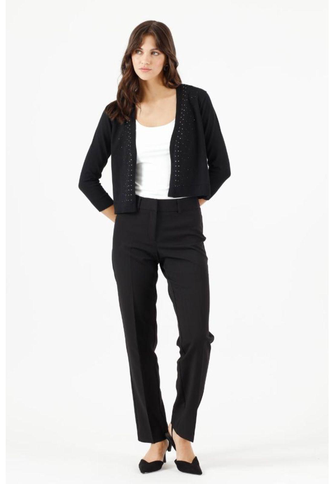 Leggings slim fit negra PRIVILEGE 339-2