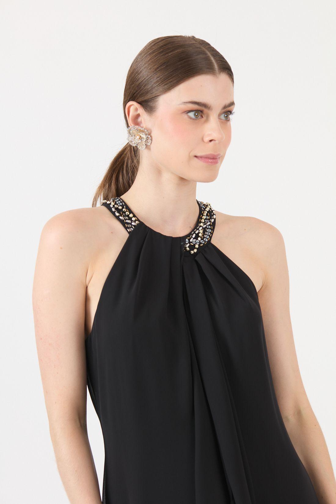 Vestido Negro Cod 0702436-2