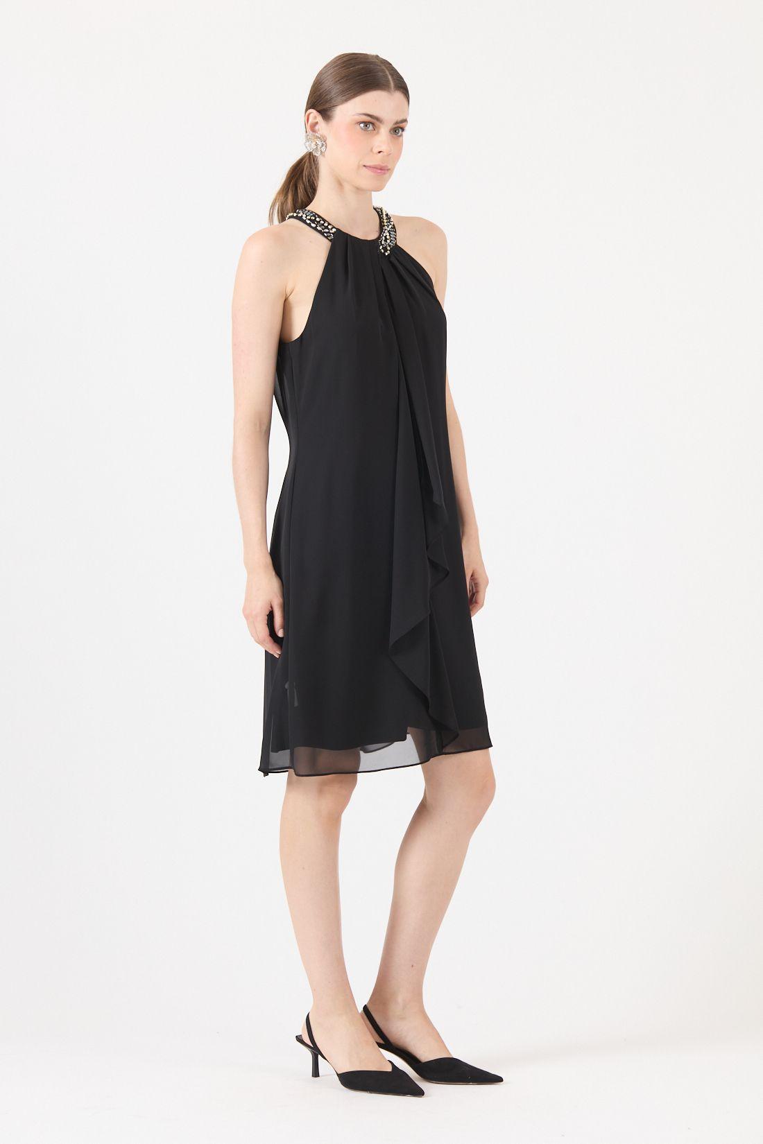 Vestido Negro Cod 0702436-3