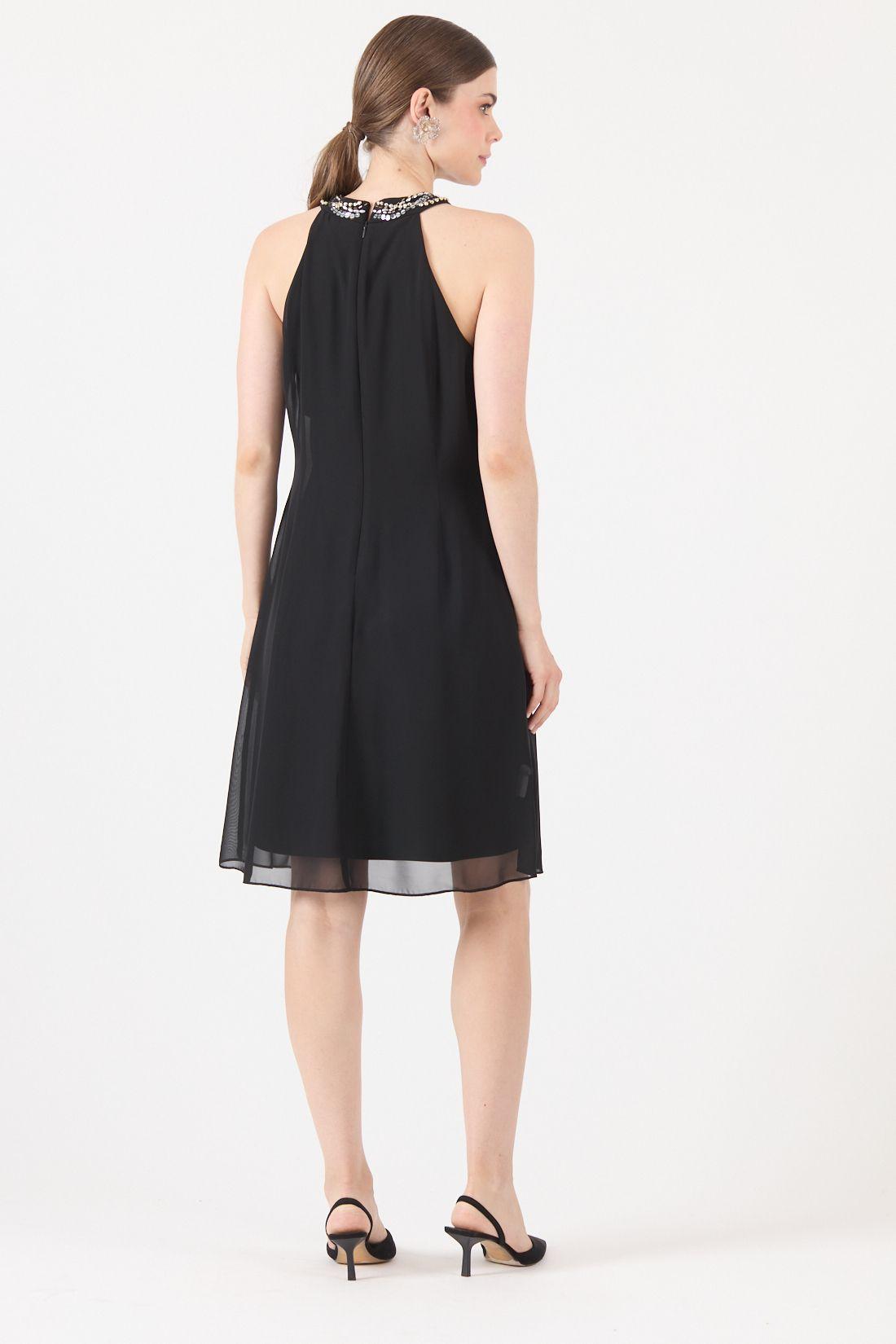 Vestido Negro Cod 0702436-4