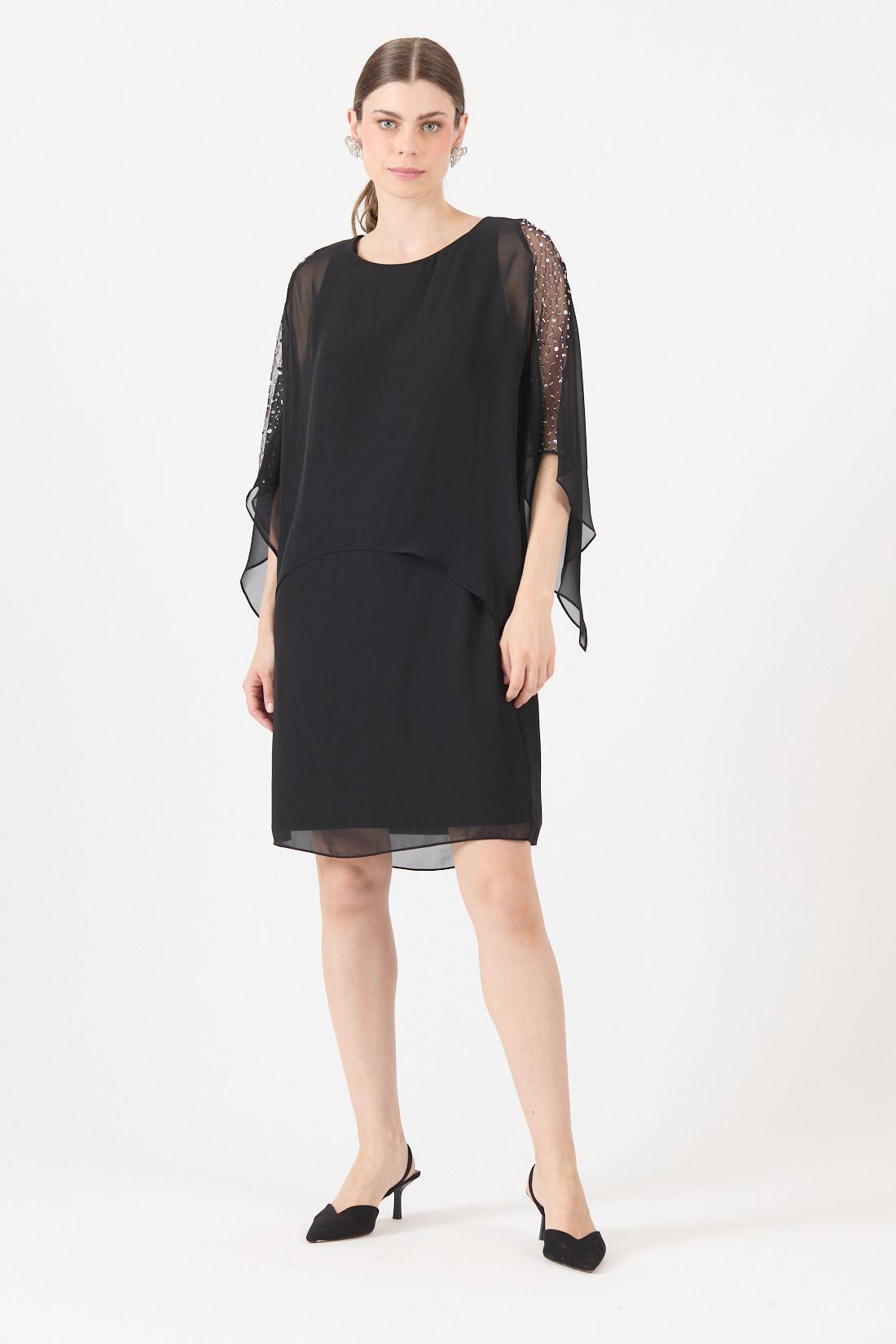Vestido Negro Cod 0702406-2