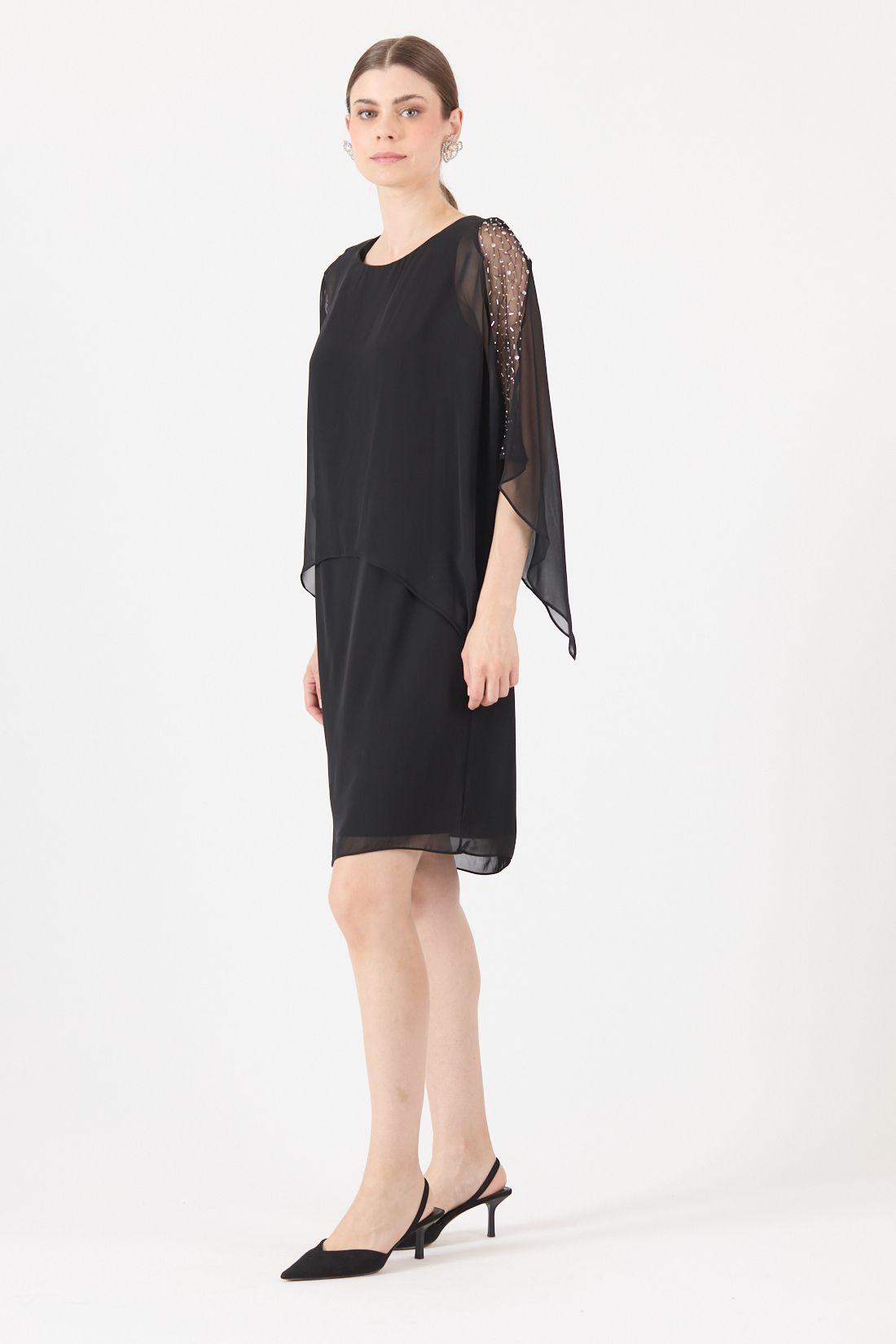 Vestido Negro Cod 0702406-3