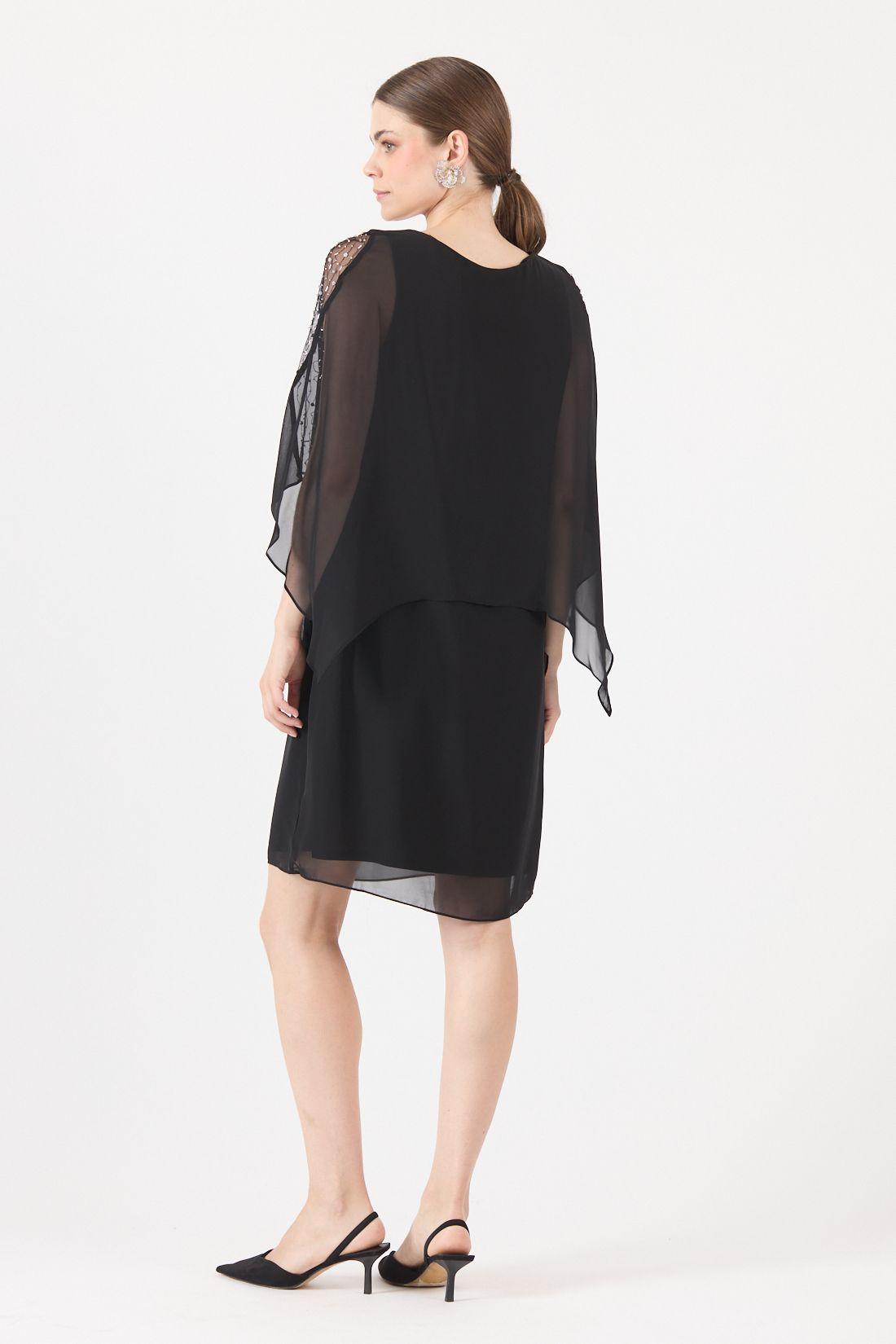 Vestido Negro Cod 0702406-4