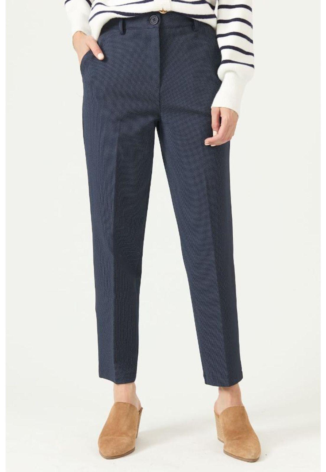 Pantalon straight azul estampado PRIVILEGE 2716-1