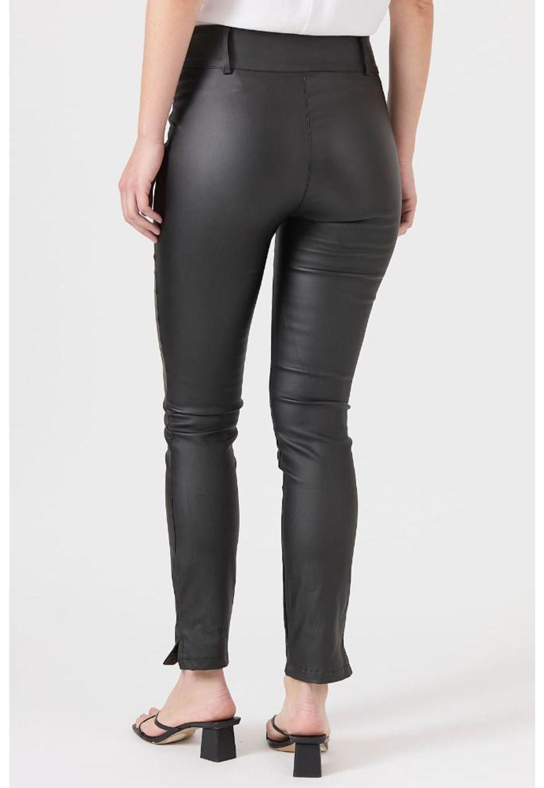 Pantalon de ecocuero skinny negro PRIVILEGE 1429-2