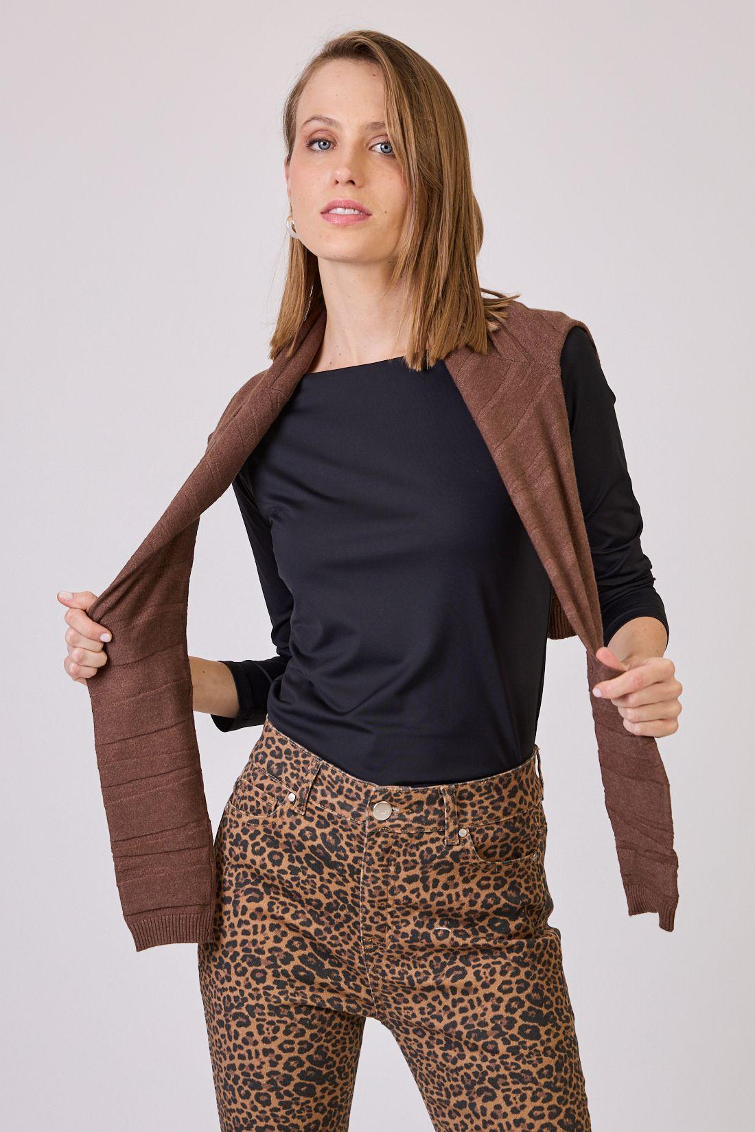 Polera Poliamida Negra Cod 2800026-0